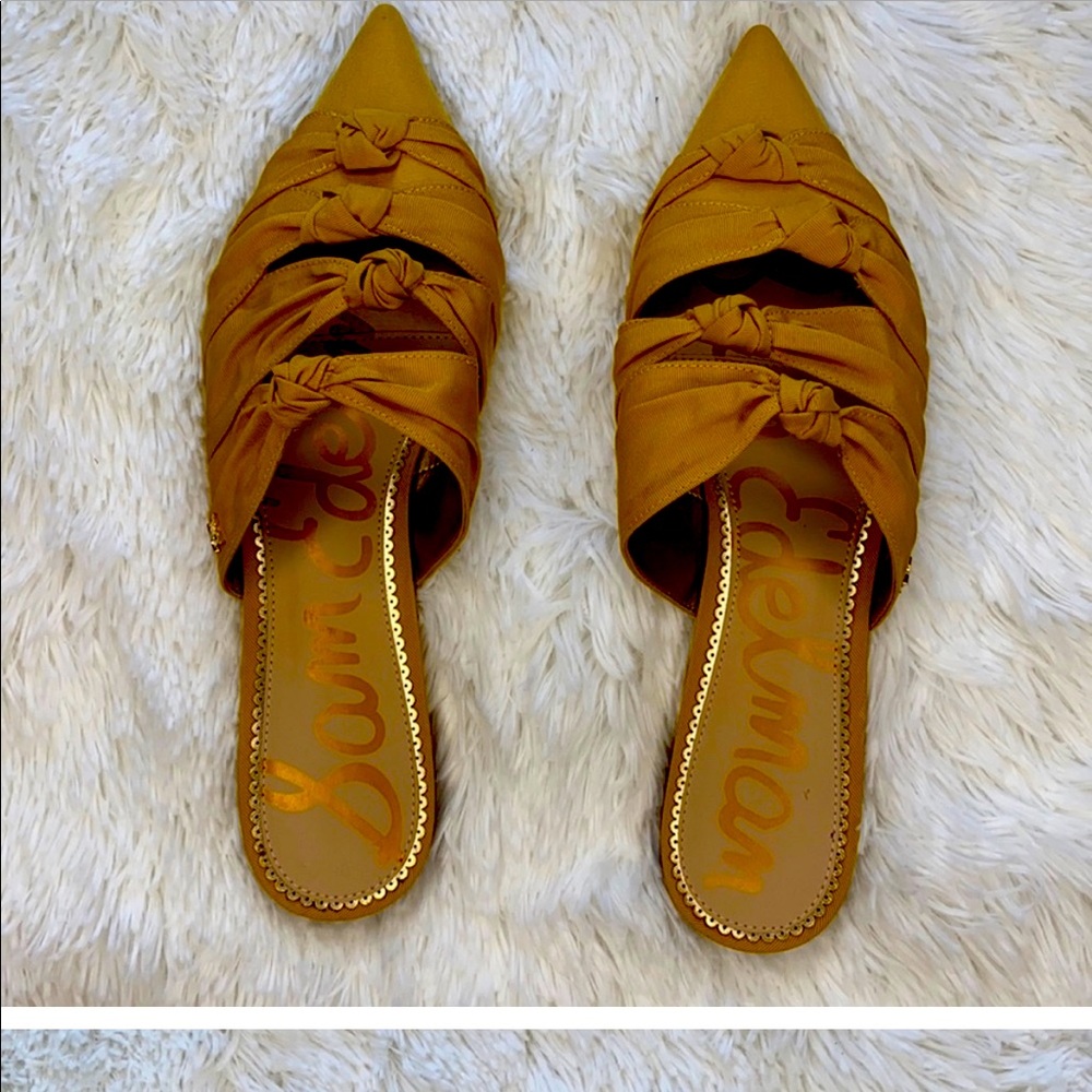Sam Edelman Shanti Knotted Trim Slide Mules